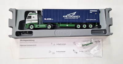 Herpa 152518 VOLVO FH GL EKB-NYK Logistics container original packaging 1:87 - Image 1 of 4