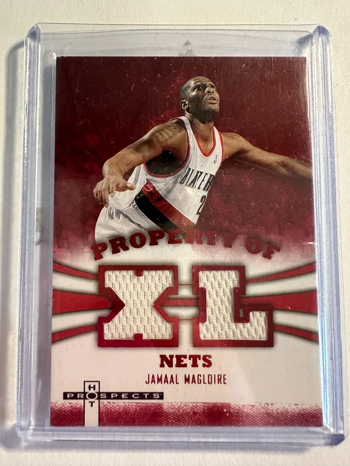 K81,763- 2007-08 Fleer Hot Prospect Property Red #JM Jamaal Magloire #/25 Jersey - Image 1 of 1