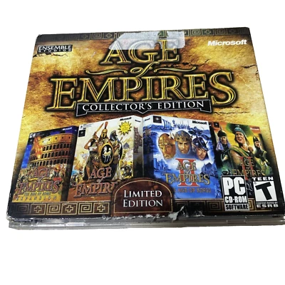 Age of Empires Collector's Edition (PC, 2006) 3 disc set - Image 1 of 4