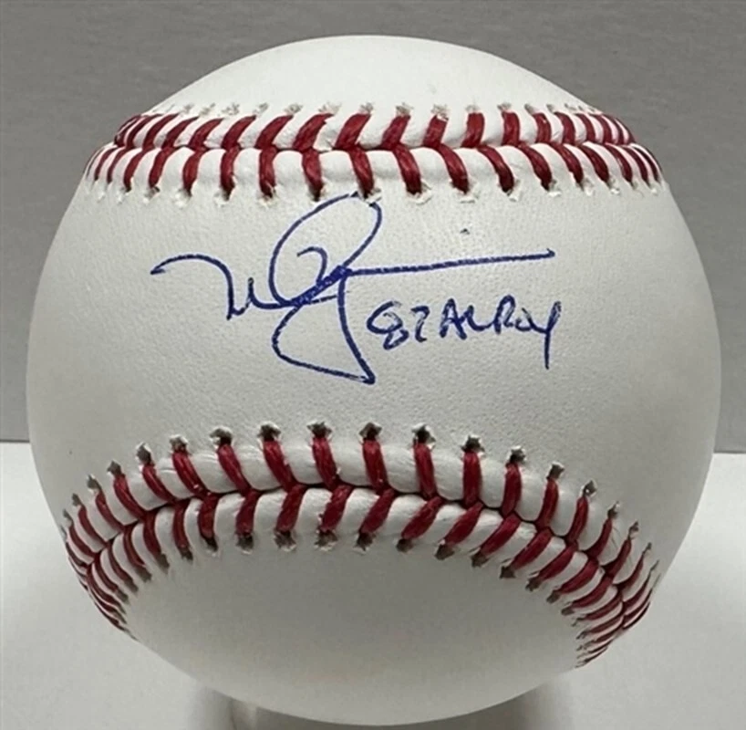 Athletics MARK MCGWIRE Signed Official MLB Baseball AUTO w/ "87 AL ROY" - JSA - Image 1 of 1