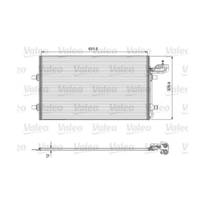 AC Condenser A/C Air Conditioning for Volvo C30 C70 S40 V50 2006-2012 - Image 1 of 4