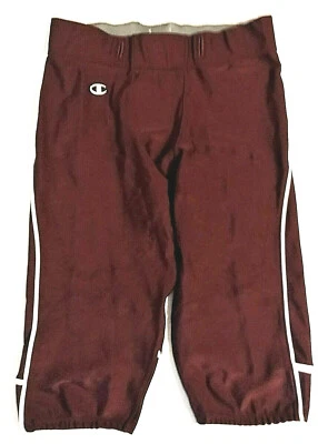 Champion Touchdown Football Game Pant, Maroon / White Men's XXL, Free Ship! - Изображение 1 из 4