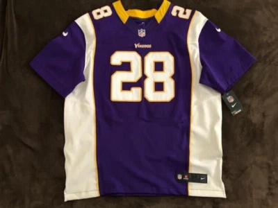 Camiseta Nike Elite 2012 Adrian Peterson Minnesota Vikings NFL nueva con etiquetas ~ talla 52 Foto 1 de 4