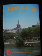  LIBRO DE SELLOS DE ESPAÑA  DEL AÑO 1989 COMPLETO