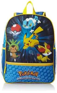 Mochila - Pokemon - Pikachu Bolso Escolar Grande 16" Niños Anime Nuevo - Imagen 1 de 1