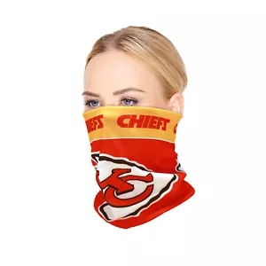 NEU Fußball lizenzierte Kansas City Chiefs Maske Bandana Gamasche Gesichtsschutz Maske - Bild 1 von 2