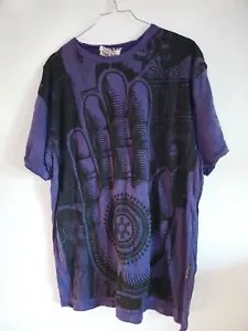 Maglietta SURE Originale -buddha Mano Mandala - Ethnic Qualità 100% Cotone L - Foto 1 di 16