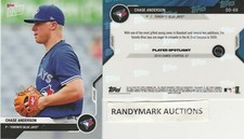 Chase Anderson TORONTO BLUE JAYS 2020 TOPPS NOW ROAD TO OPENING DAY OD-69 SP 649