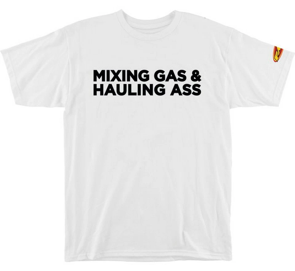 FMF Gass 2.0 Mens Short Sleeve T-Shirt White - Image 1 of 1