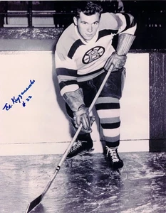 Foto 8x10 firmada por Ed Kryzanowski Boston Bruins - Imagen 1 de 1