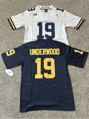 Michigan Wolverines Bryce Underwood Jersey! "Those Who Stay Will Be Champions! - Image 1 of 4