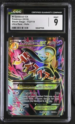CGC 9 MINT M Gardevoir EX Steam Siege 112/114 Ultra Rare Holo Pokemon Card - Image 1 of 2