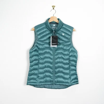 Ariat Ideal Down Vest Iridescent Arctic/Silver Pine Medium M NWT - Image 1 of 4