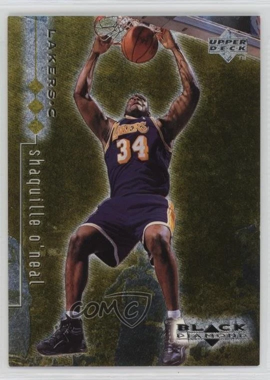 1998-99 Upper Deck Black Diamond Triple Diamond /1500 Shaquille O'Neal #45 HOF - Image 1 of 2
