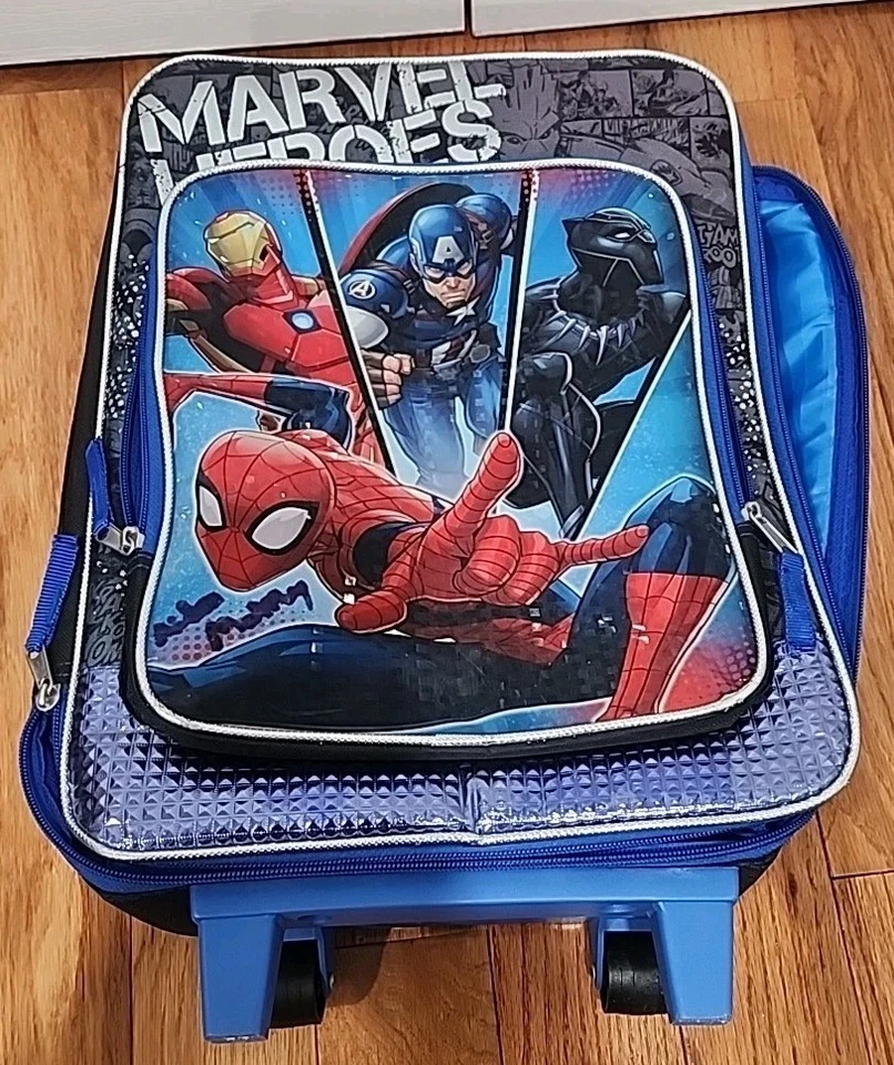 Marvel Heroes Kid’s Rolling Suitcase - Image 1 of 4