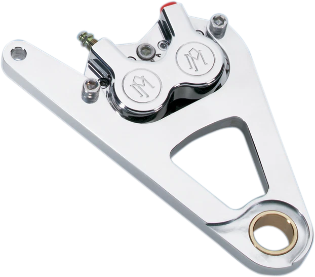 Performance Machine Front 4-Piston Caliper and Bracket Chrome 1230-0017-CH - Image 1 of 1
