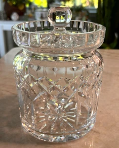 Waterford Lismore Biscuit Barrell/Jar: A BEAUTY!!! (RL) - Picture 1 of 9