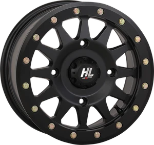 High Lifter 15HLA1-1445 HLA1 Beadlock Wheel 15x7 - 5/4.5 - 5+2 (+40 mm) Matte... - Picture 1 of 1
