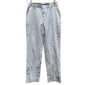 Izod Regular Fit Blue and White Stripe Seersucker Pants 100% Cotton Boy's 20 - Picture 1 of 6