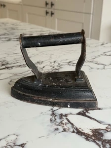 Antik Vintage Flacheisen Nr 9 Gusseisen - Bild 1 von 14