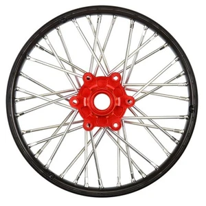 Pro-Line 1/4 Pro-Spec Aluminum V2 Bead Front Rim Black Red For Losi# PRO283600T2 - Picture 1 of 4