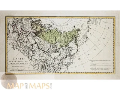 Antique map Russia and Northern Tartary - Jean-Baptiste Chappe d’Auteroche  1768 - Image 1 of 3