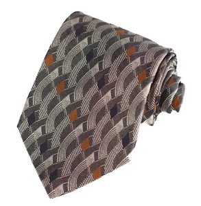 Ferrell Reed Multicolor Vtg Swirls Necktie 3.75 x 64 Silk Wide Long Louries VTG - Picture 1 of 6