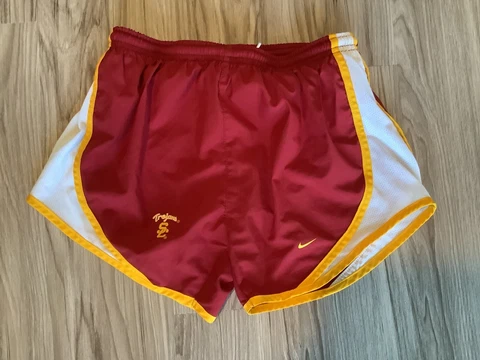 USC Trojans Nike Dri Fit Women's Tempo Running Shorts Size XS Cover