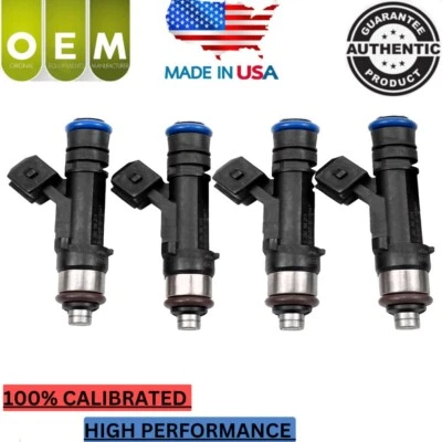 Injetores de combustível Bosch 4x fabricante de equipamento original serve para Buick Encore l4 1.4L #0280158205 2013-2021 - Imagem 1 de 4