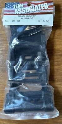 TEAM ASSOCIATED RC Car PARTS REAR Bumper and Brace PN.  25133 New  - Image 1 of 4