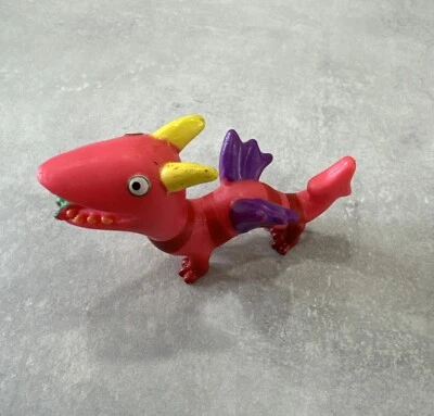 Peppa Pig Knight Dragon Red Figure From Little Places Castle Fort George Part Foto 1 de 4