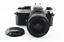 Appareil photo à film noir Nikon neuf FM2 avec objectif Nikkor 24-50 mm f/3,3-4,5 D Japon comme neuf