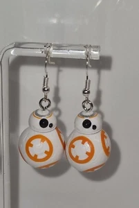 Gorgeous Pair Of Star Wars BB-8 Earrings 5 cm - Picture 1 of 3