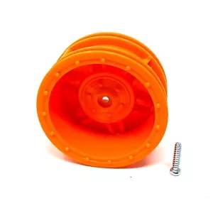Pieza de repuesto de cañón de rueda delantera naranja vehículo con orugas de roca Maisto R/C - Imagen 1 de 8