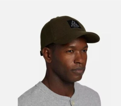 Alpine Design Men's Faux Melton Patch Cap, Olive size OSFA - Image 1 of 3