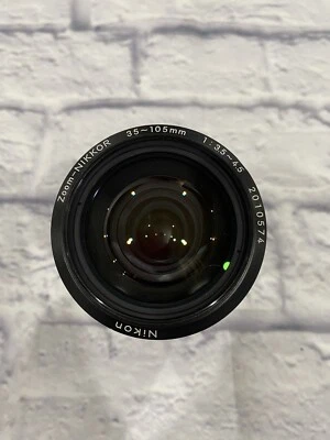 Nikon Zoom Nikkor 35-105mm f/3.5-4.5 MF Lens Clean - Image 1 of 4