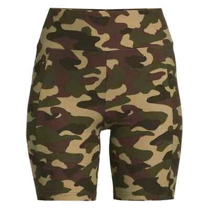 No Boundaries Juniors Women's Bike /Yoga Shorts with Pocket Size Small/Medium - Picture 1 of 5