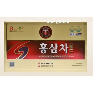 Té de Ginseng Rojo Coreano 6 Años Dorado 100 Bolsas de Té 3g x 100 Bolsas + Pista - Imagen 1 de 5