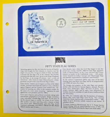 Fifty State Flag Series 1976 FDC ARTCRAFT Rhode Island 13¢ - Image 1 of 3