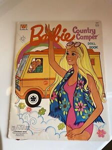 1973 Vintage Barbie Country Camper Whitman Barbie, Ken & P.J. Paper Dolls #1990