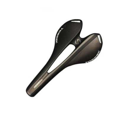 Full Carbon Fiber Bicycle Saddles MTB Road Bike Seat Cushion Hollow Lightweight - Image 1 of 4