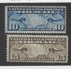 Lot Of 6 US Airmail Stamps Unused, 1926-34, OG/hr - Picture 1 of 3