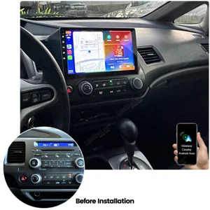 Apple CarPlay For Honda Civic 2006-2011 Android 13.0 Car Stereo Radio GPS WiFi - Bild 1 von 18