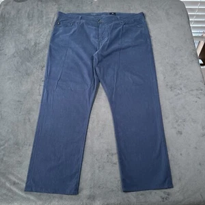 AG Adriano Goldschmied Pants Mens 40x28 Blue Everett Slim Straight Herringbone - Picture 1 of 16