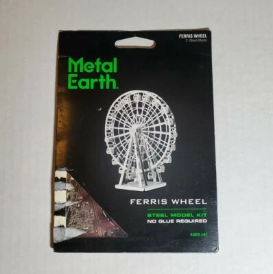 Fascinaciones Metal Tierra Noria Rueda Corte Láser 3D Metal Modelo Kit Foto 1 de 2