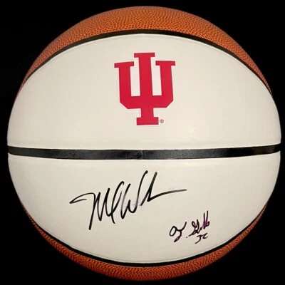 MIKE WOODSON TREY GALLOWAY AUTÓGRAFO FIRMADO CERTIFICADO DE AUTENTICIDAD JSA INDIANA HOOSIERS BALONCESTO Foto 1 de 3
