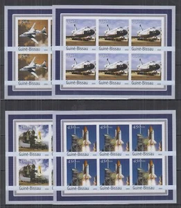 ST266I6. Guinea-Bissau - Estampillada sin montar o nunca montada - Espacio - Hojas de 6 imperfos - Imagen 1 de 1