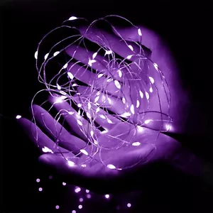 2Pack Fairy Lights Battery Operated 7Ft 20 LED Mason Jar Lights Garlands Party - Picture 1 of 9