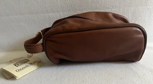 Osgoode Marley Leather Travel Dopp Kit Brown - Picture 1 of 4