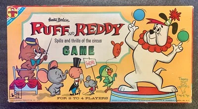 RUFF AND REDDY Spills & Thrills Circus Board Game 1962 Hanna Barbera Transogram - Image 1 of 2